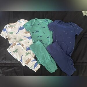 Carter's Matching Sets (3) - Green, Navy, Cream